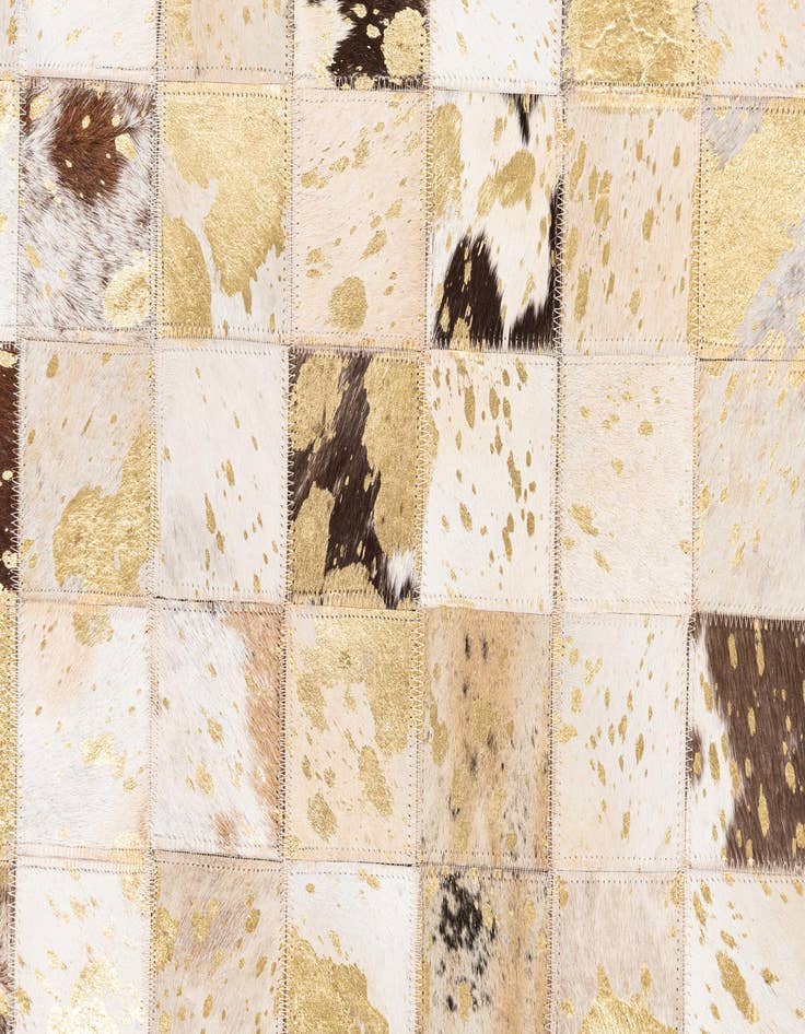 Detail image of  5' x 8' 1 Cowhide Leather Rug