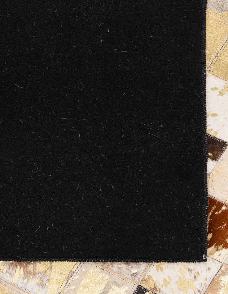 Detail image of  5' x 8' 1 Cowhide Leather Rug