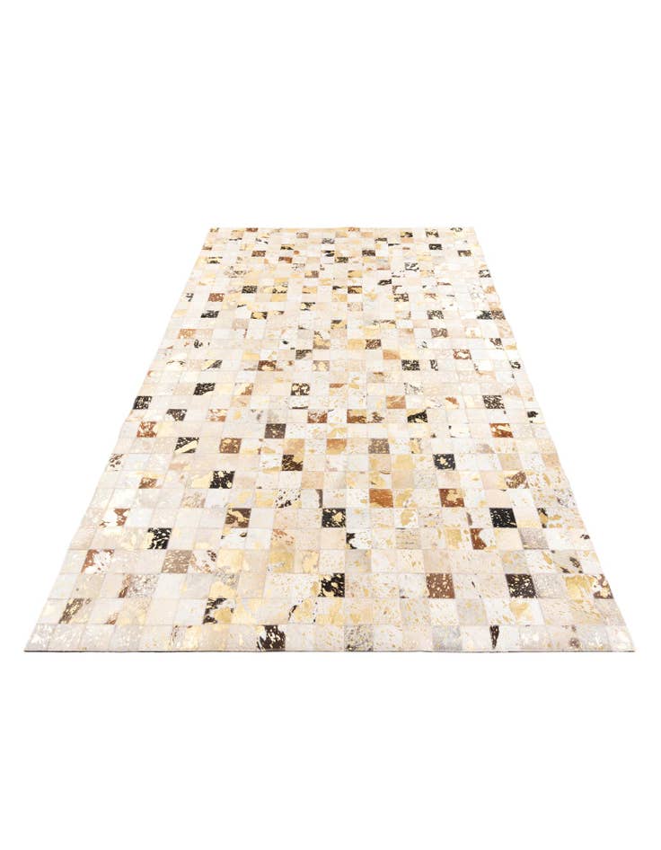 Detail image of  5' x 8' Cowhide Leather Rug