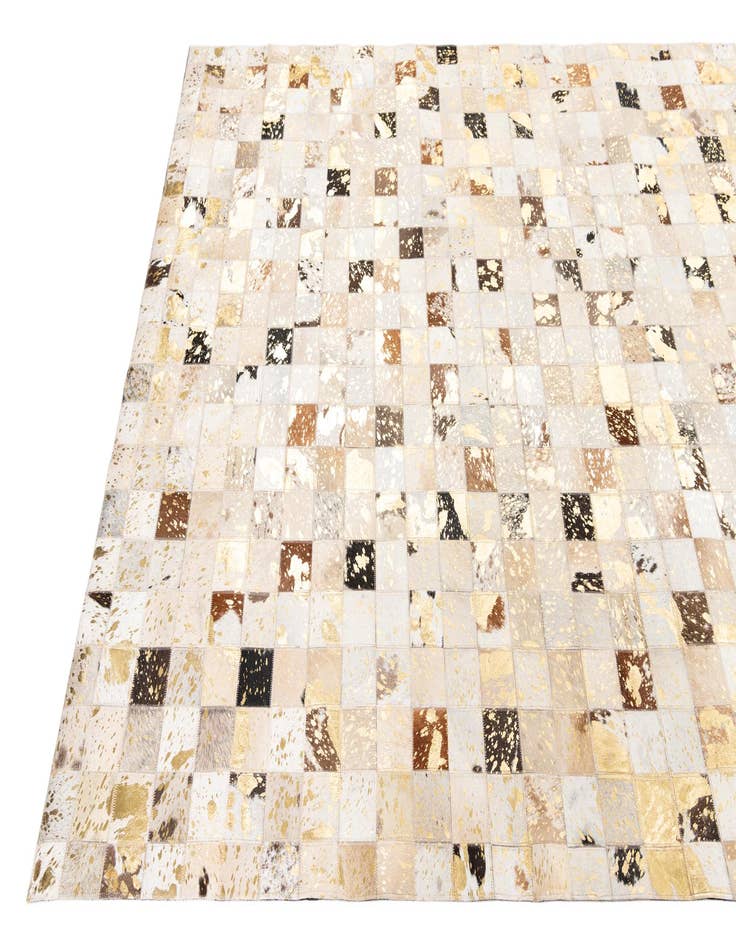 Detail image of  5' x 8' Cowhide Leather Rug