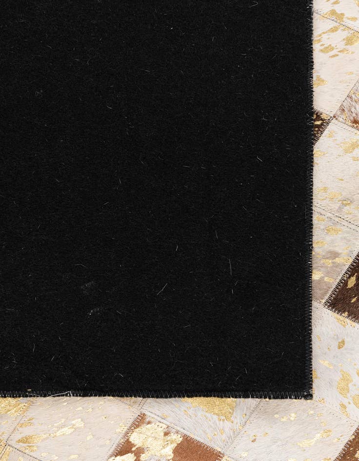 Detail image of  5' x 8' Cowhide Leather Rug