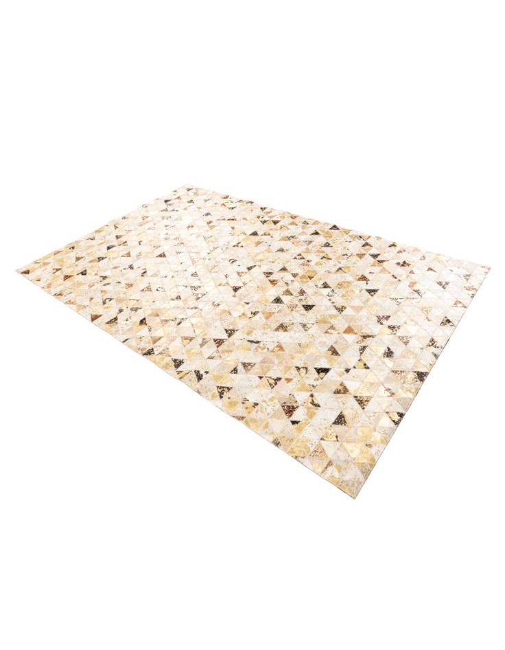 Detail image of  4' 10 x 7' 10 Cowhide Leather Rug