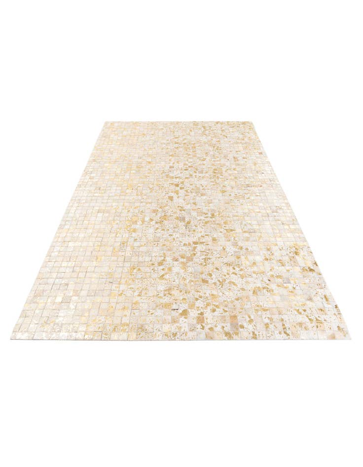 Detail image of  5' x 7' 11 Cowhide Stocks Rug