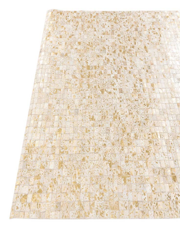 Detail image of  5' x 7' 11 Cowhide Stocks Rug