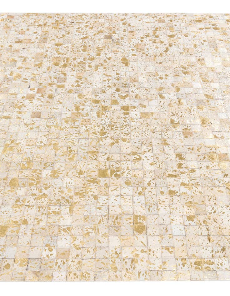 Detail image of  5' x 7' 11 Cowhide Stocks Rug