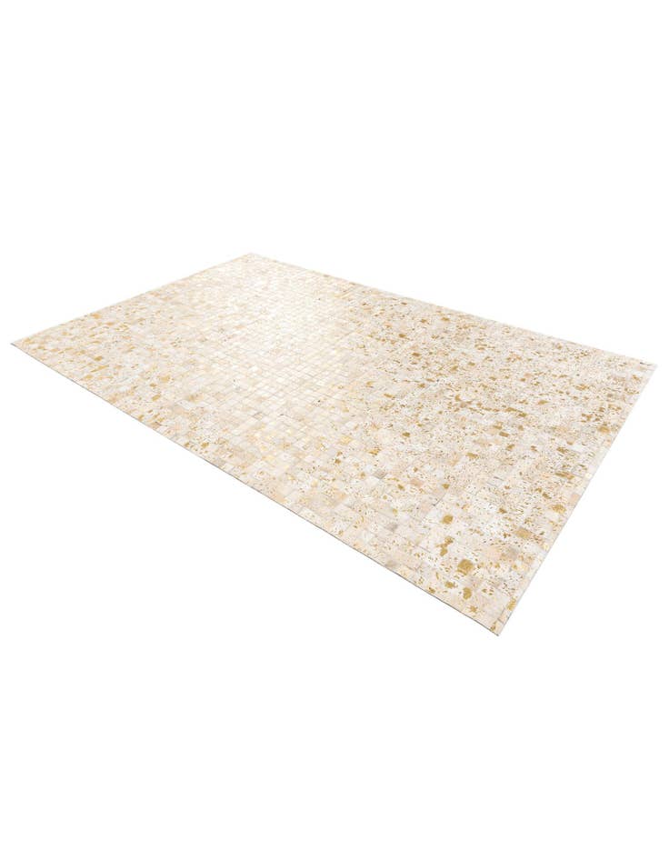 Detail image of  5' 1 x 8' Cowhide Stocks Rug