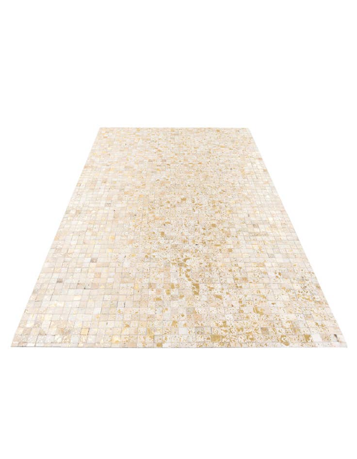 Detail image of  5' 1 x 8' Cowhide Stocks Rug