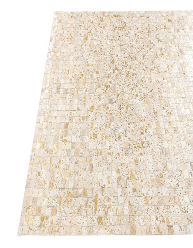 Detail image of  5' 1 x 8' Cowhide Stocks Rug