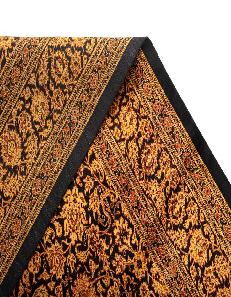 Detail image of  4' 2 x 6' 5 Ghom Silk Rug