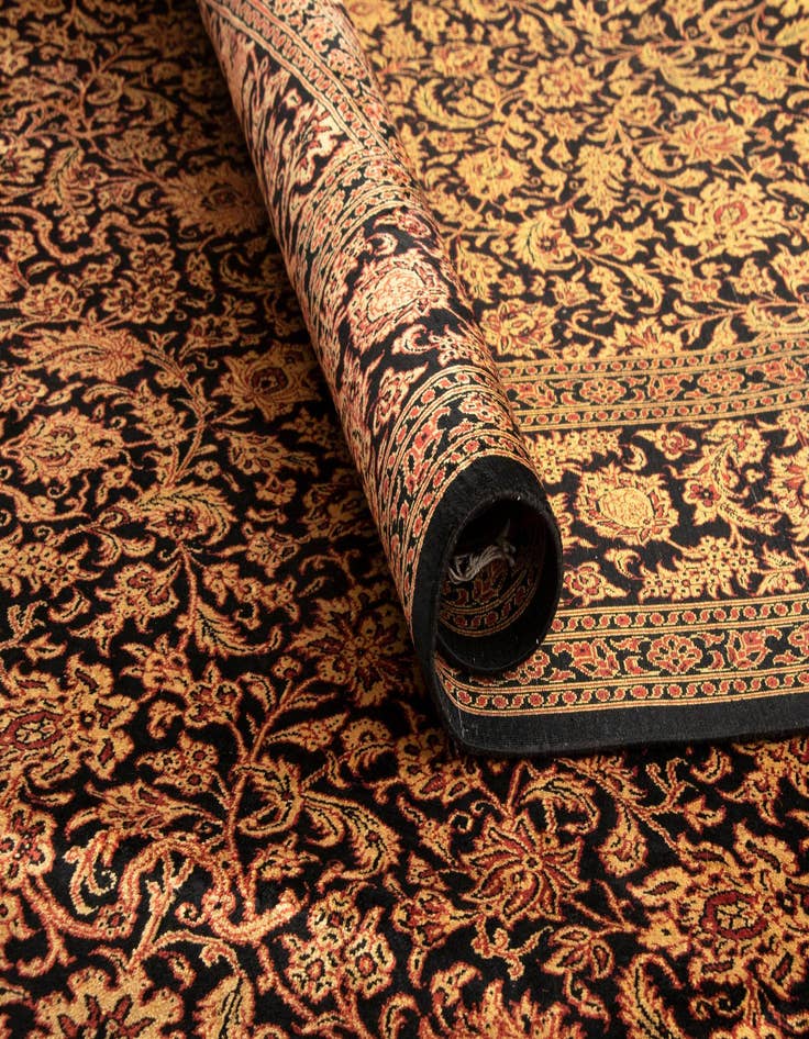 Detail image of  6' 5 x 9' 7 Ghom Silk Rug