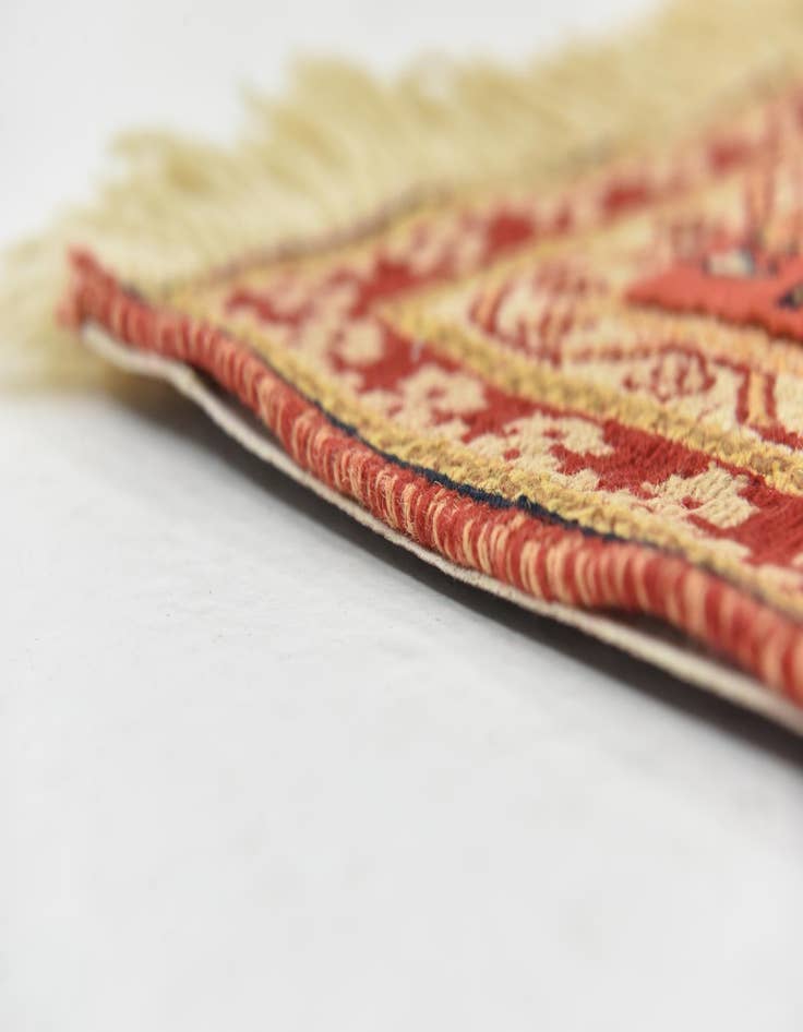 Detail image of 4' 7 x 6' 10 Hand Knotted Ghoochan Persian Wool Rug