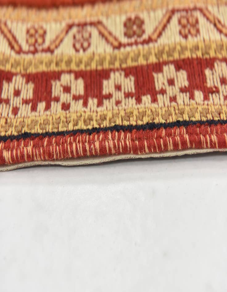 Detail image of 4' 7 x 6' 10 Hand Knotted Ghoochan Persian Wool Rug