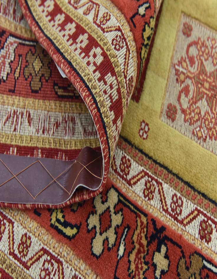 Detail image of 4' 7 x 6' 10 Hand Knotted Ghoochan Persian Wool Rug