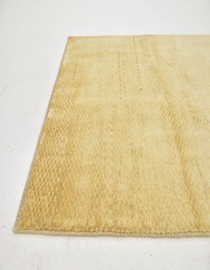 Detail image of  3' 4 x 4' 9  Hand Knotted Kashkuli Gabbeh Wool Rug