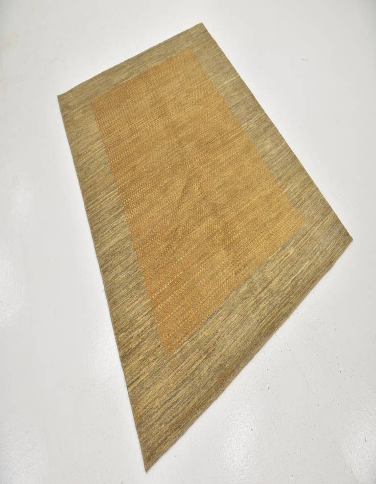 Detail image of  5' x 6' 3  Hand Knotted Kashkuli Gabbeh Wool Rug