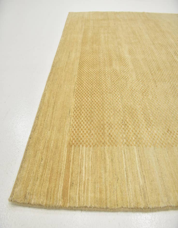 Detail image of  5' 7 x 8'  Hand Knotted Kashkuli Gabbeh Wool Rug