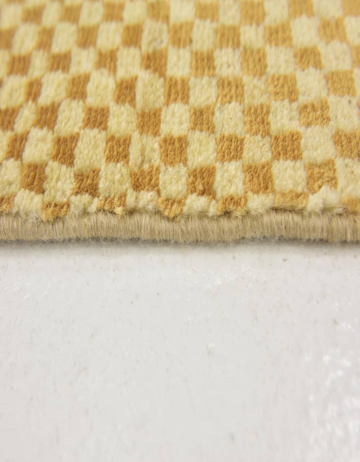 Detail image of  5' x 6' 8  Hand Knotted Kashkuli Gabbeh Wool Rug