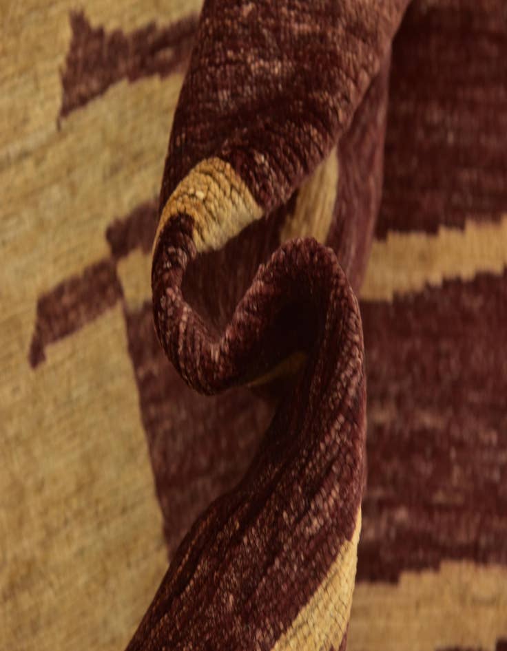 Detail image of  5' 10 x 9' 4  Hand Knotted Kashkuli Gabbeh Wool Rug