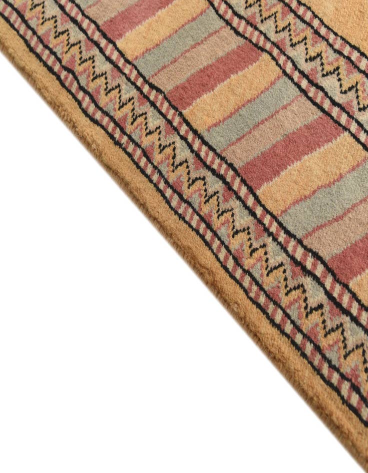 Detail image of  3' 3 x 5'  Hand Knotted Kashkuli Gabbeh Oriental Wool Rug