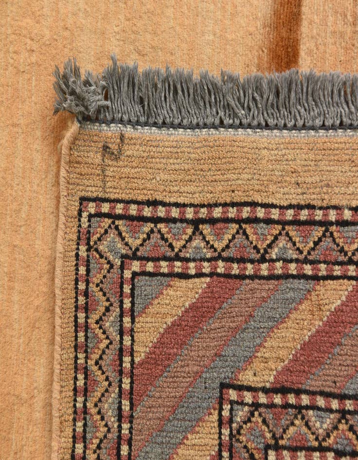 Detail image of  3' 3 x 5'  Hand Knotted Kashkuli Gabbeh Oriental Wool Rug