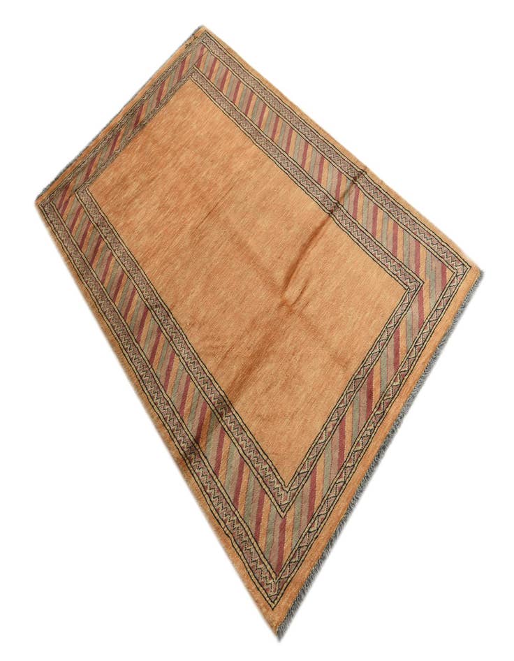 Detail image of  3' 3 x 5' 1  Hand Knotted Kashkuli Gabbeh Oriental Wool Rug