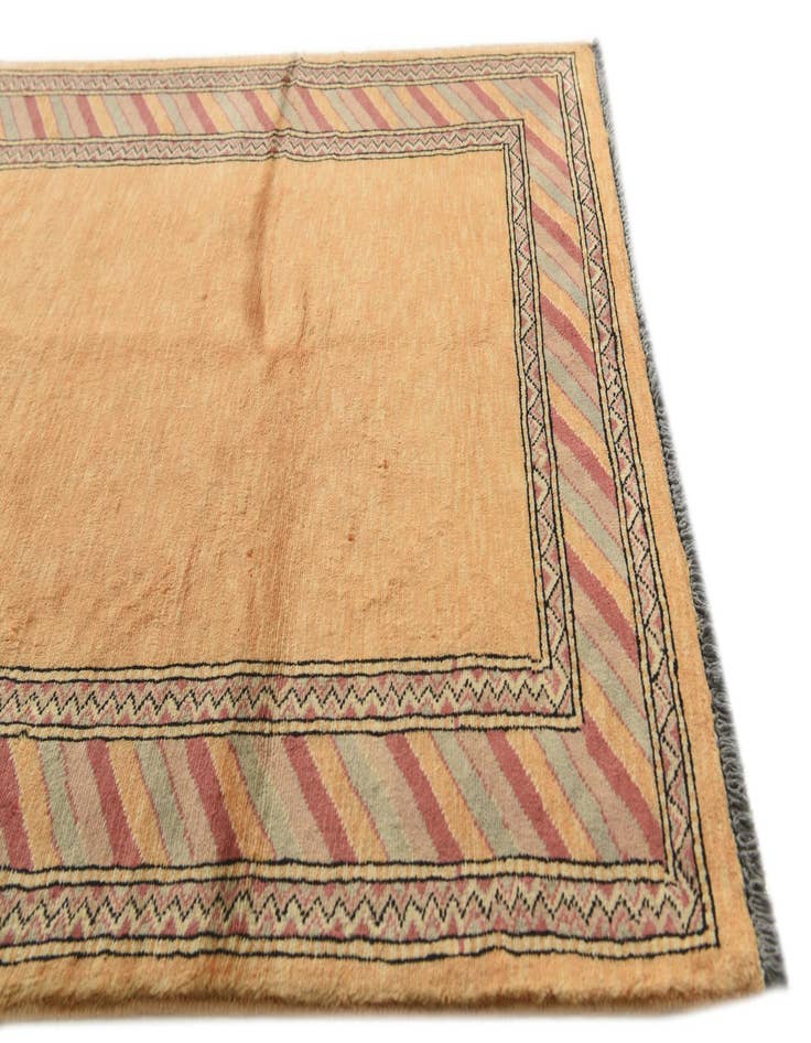 Detail image of  3' 3 x 5' 1  Hand Knotted Kashkuli Gabbeh Oriental Wool Rug