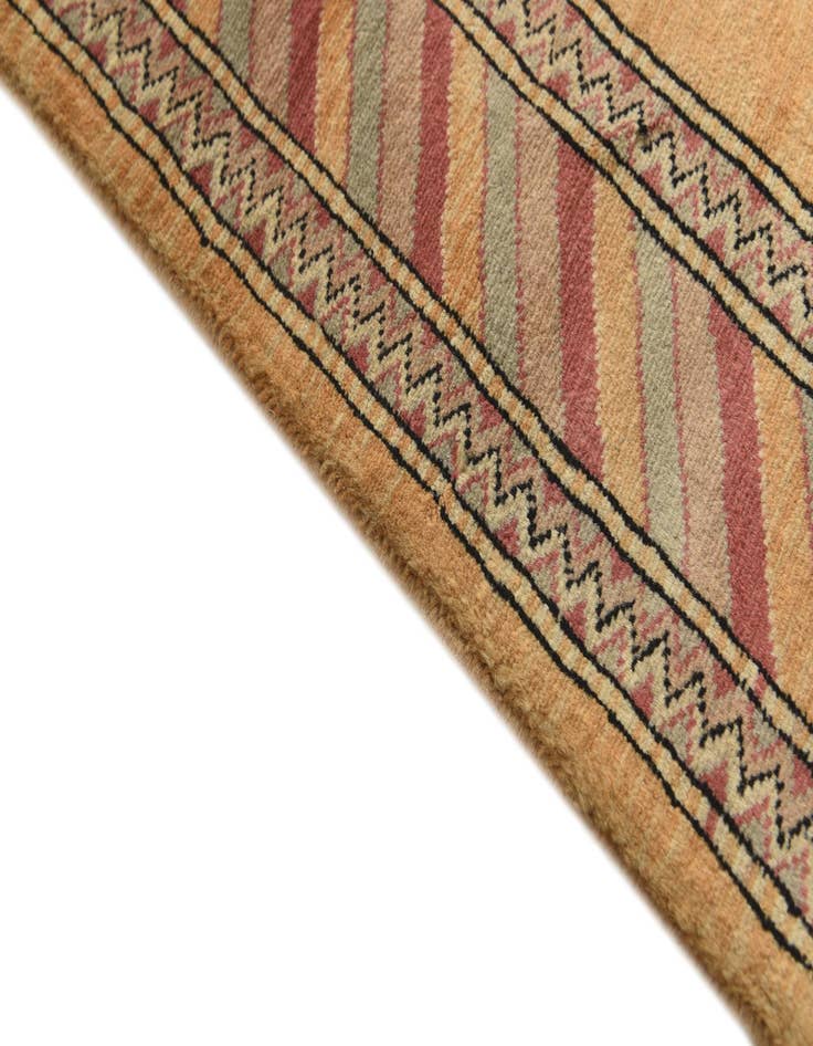 Detail image of  3' 3 x 5' 1  Hand Knotted Kashkuli Gabbeh Oriental Wool Rug