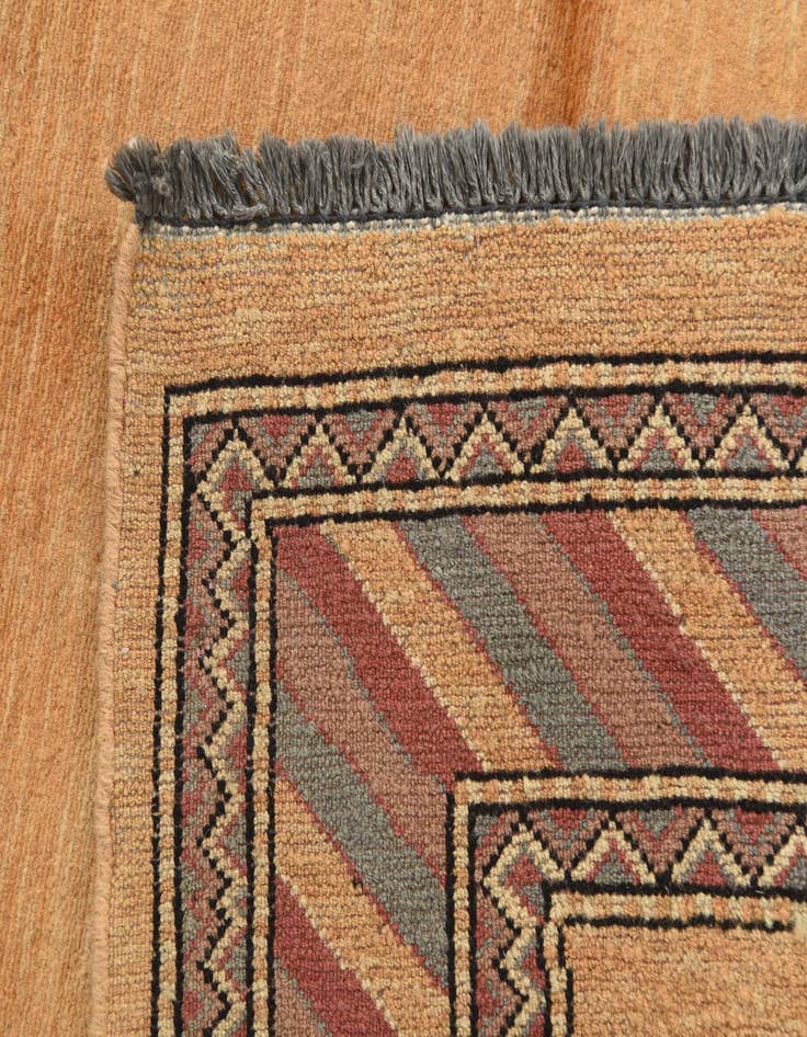 Detail image of  3' 3 x 5' 1  Hand Knotted Kashkuli Gabbeh Oriental Wool Rug