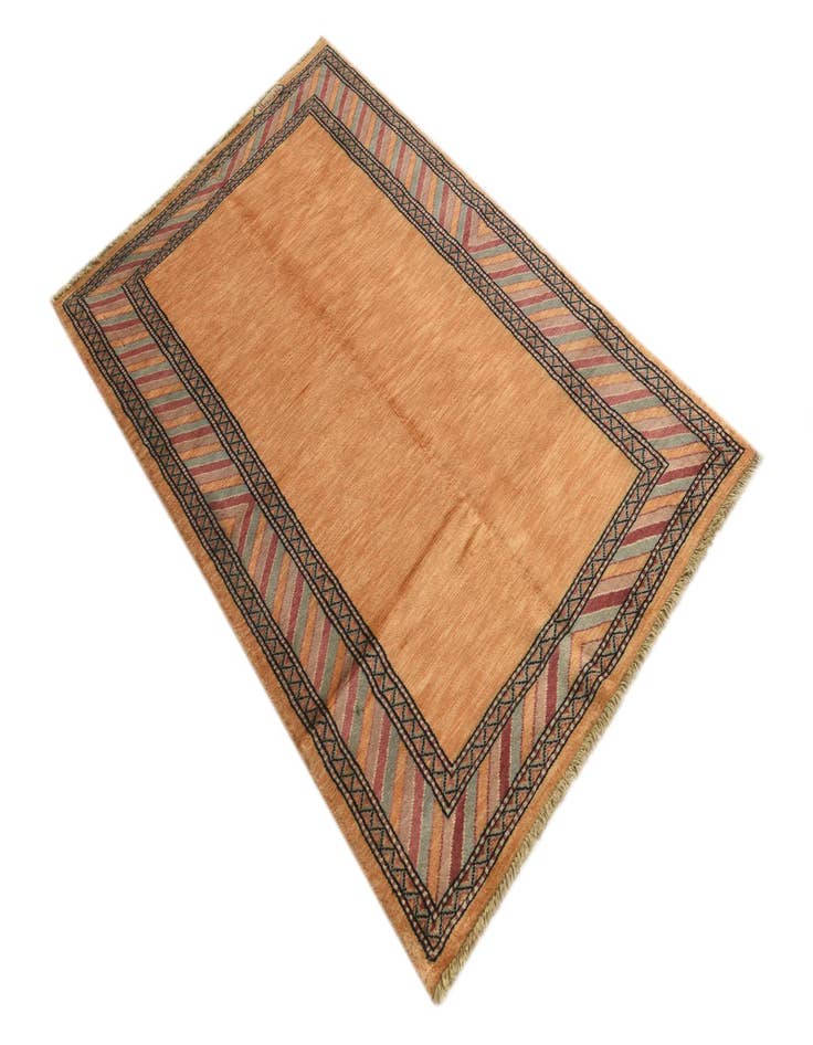 Detail image of  3' 1 x 4' 9  Hand Knotted Kashkuli Gabbeh Oriental Wool Rug