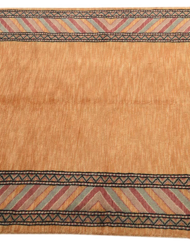 Detail image of  3' 1 x 4' 9  Hand Knotted Kashkuli Gabbeh Oriental Wool Rug