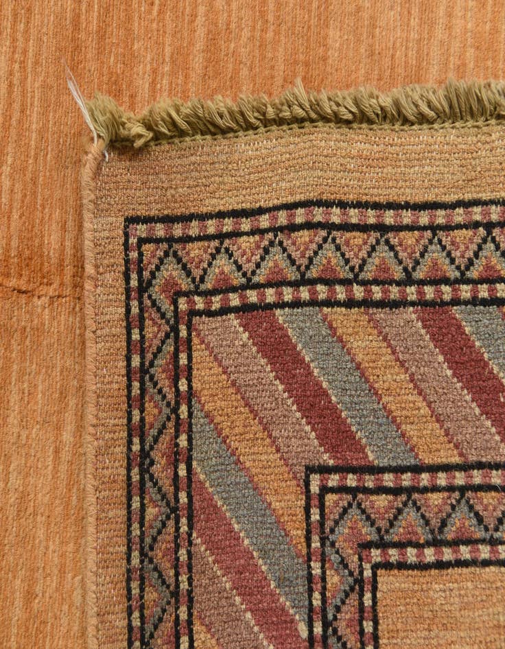 Detail image of  3' 1 x 4' 9  Hand Knotted Kashkuli Gabbeh Oriental Wool Rug