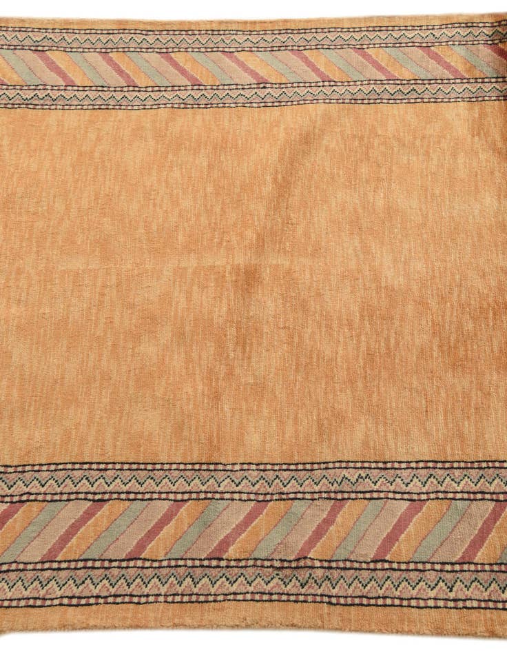 Detail image of  3' 2 x 5' 3  Hand Knotted Kashkuli Gabbeh Oriental Wool Rug