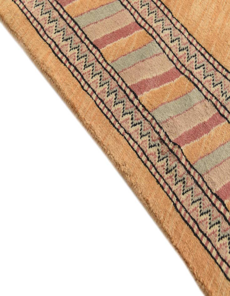 Detail image of  3' 2 x 5' 3  Hand Knotted Kashkuli Gabbeh Oriental Wool Rug