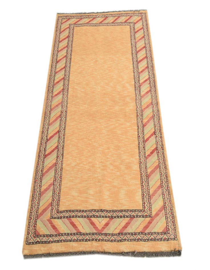 Detail image of  3' 2 x 4' 10  Hand Knotted Kashkuli Gabbeh Oriental Wool Rug