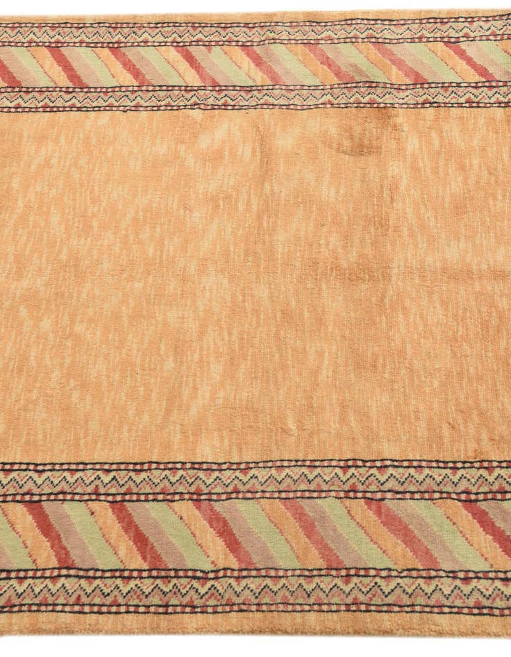 Detail image of  3' 2 x 4' 10  Hand Knotted Kashkuli Gabbeh Oriental Wool Rug