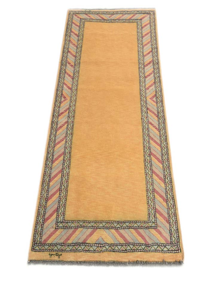 Detail image of  3' 2 x 5'  Hand Knotted Kashkuli Gabbeh Oriental Wool Rug