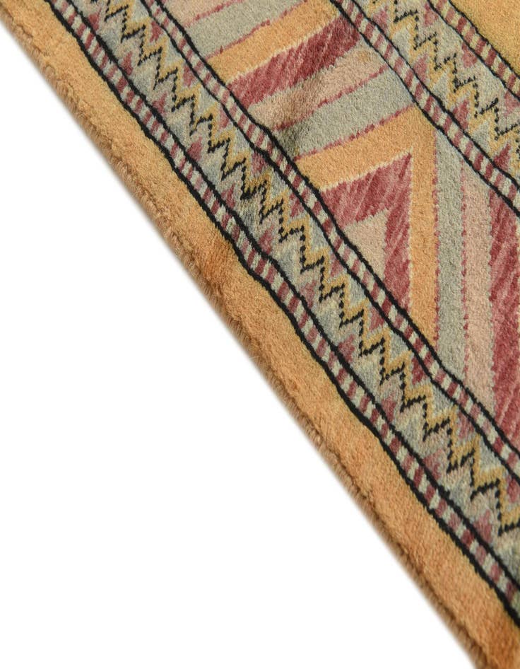 Detail image of  3' 2 x 5'  Hand Knotted Kashkuli Gabbeh Oriental Wool Rug