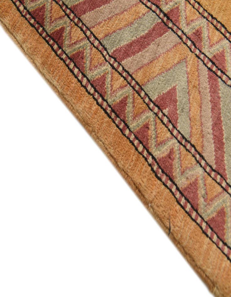 Detail image of  3' 2 x 5' 3  Hand Knotted Kashkuli Gabbeh Oriental Wool Rug