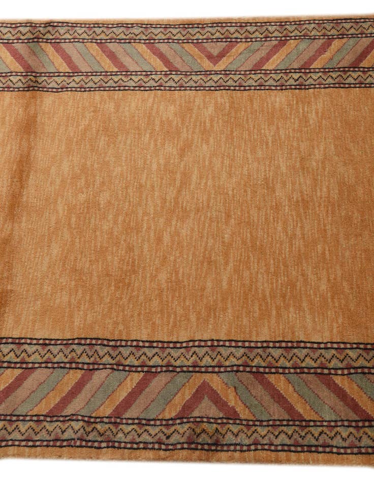 Detail image of  3' 1 x 5' 3  Hand Knotted Kashkuli Gabbeh Oriental Wool Rug