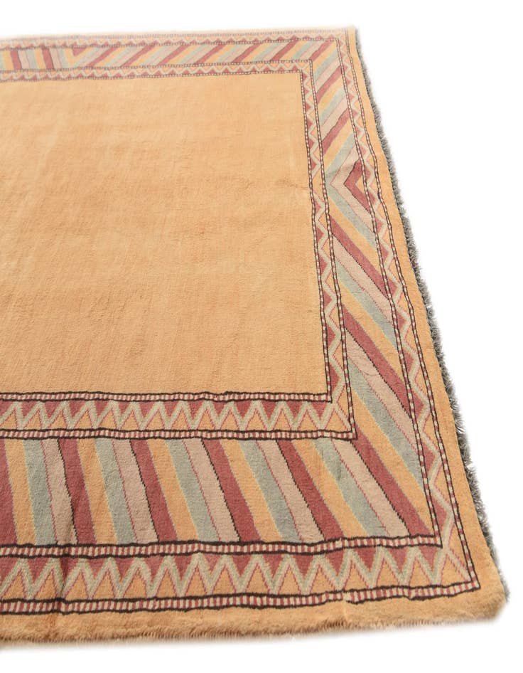 Detail image of  4' 3 x 5' 9  Hand Knotted Kashkuli Gabbeh Oriental Wool Rug