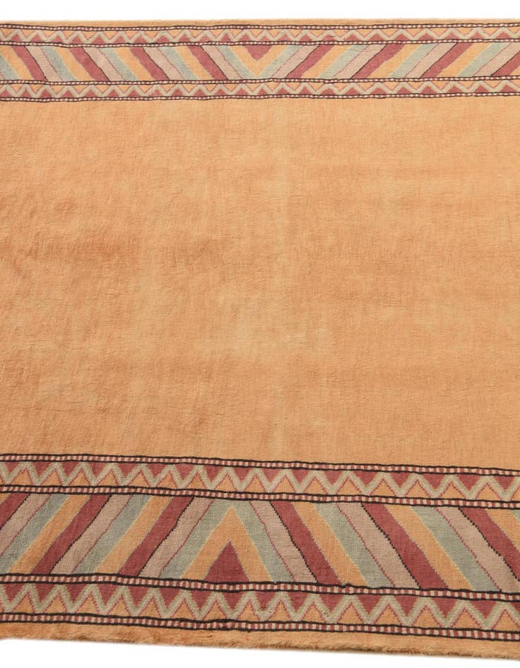 Detail image of  4' 3 x 5' 9  Hand Knotted Kashkuli Gabbeh Oriental Wool Rug