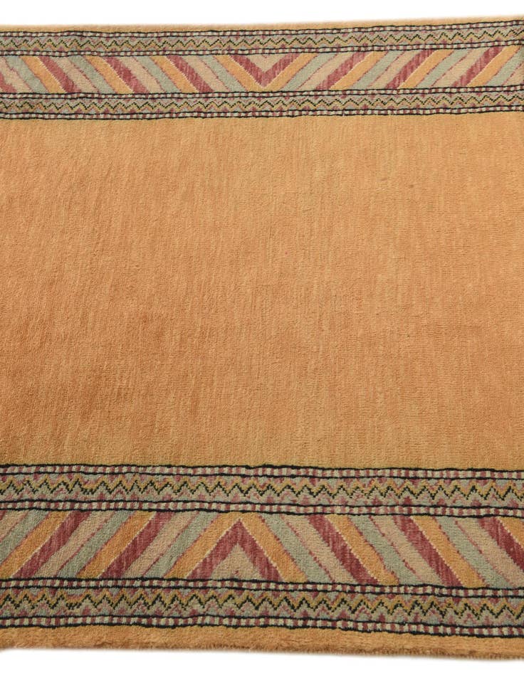 Detail image of  3' 2 x 5' 2  Hand Knotted Kashkuli Gabbeh Oriental Wool Rug