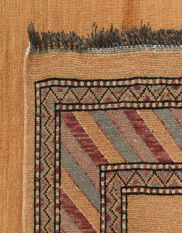 Detail image of  3' 2 x 5' 2  Hand Knotted Kashkuli Gabbeh Oriental Wool Rug