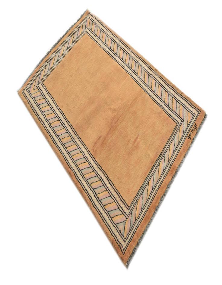 Detail image of  2' 8 x 4' 1  Hand Knotted Kashkuli Gabbeh Oriental Wool Rug