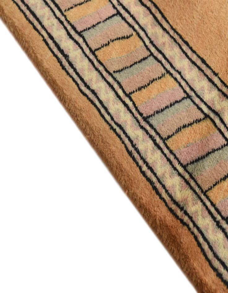 Detail image of  2' 8 x 4' 1  Hand Knotted Kashkuli Gabbeh Oriental Wool Rug