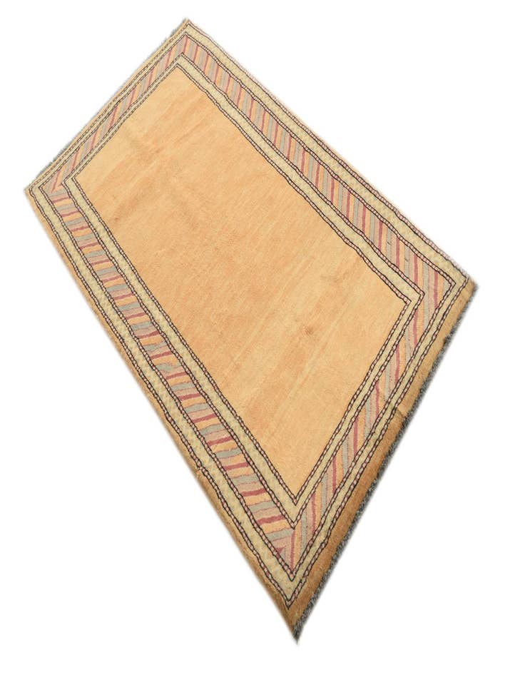 Detail image of 2' 8 x 4' 5 Hand Knotted Kashkuli Gabbeh Oriental Wool Rug