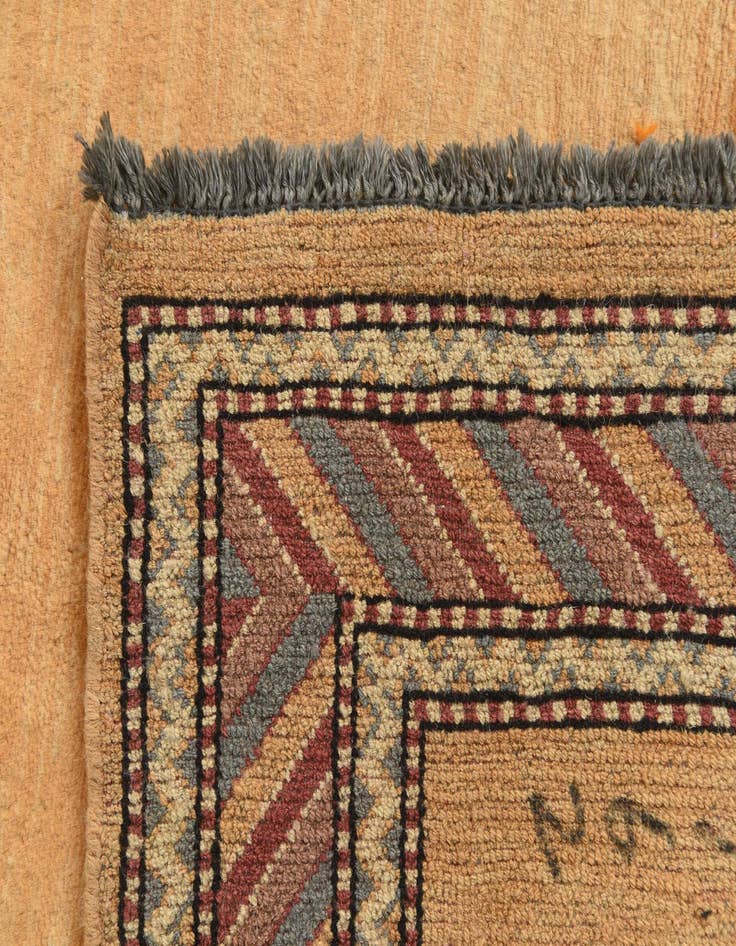 Detail image of 2' 8 x 4' 5 Hand Knotted Kashkuli Gabbeh Oriental Wool Rug