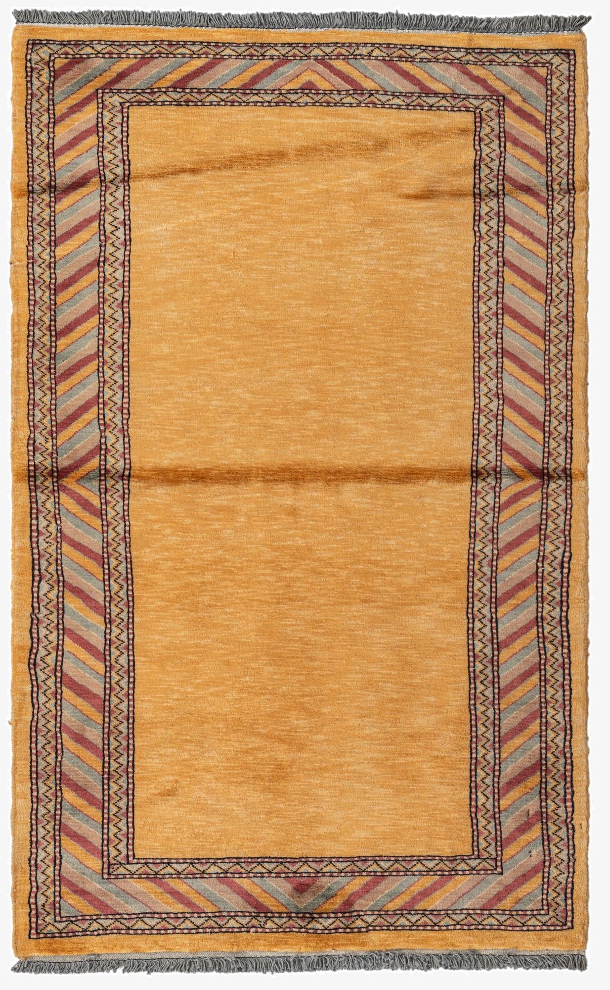  3' 1 x 5'  Hand Knotted Kashkuli Gabbeh Oriental Wool Rug