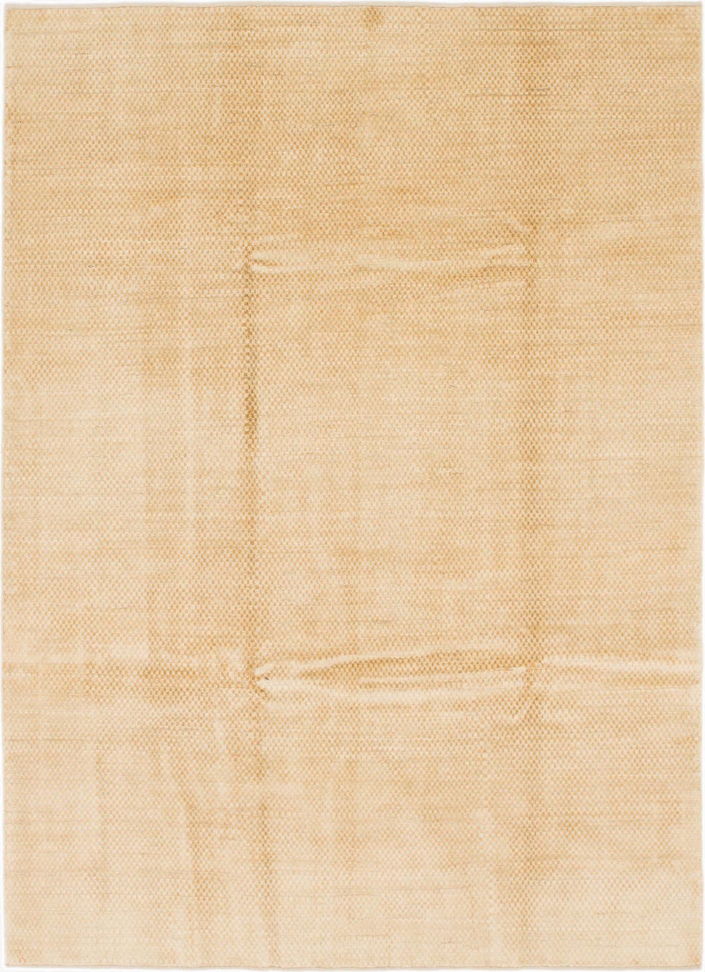  6' 8 x 9' 3  Hand Knotted Kashkuli Gabbeh Wool Rug