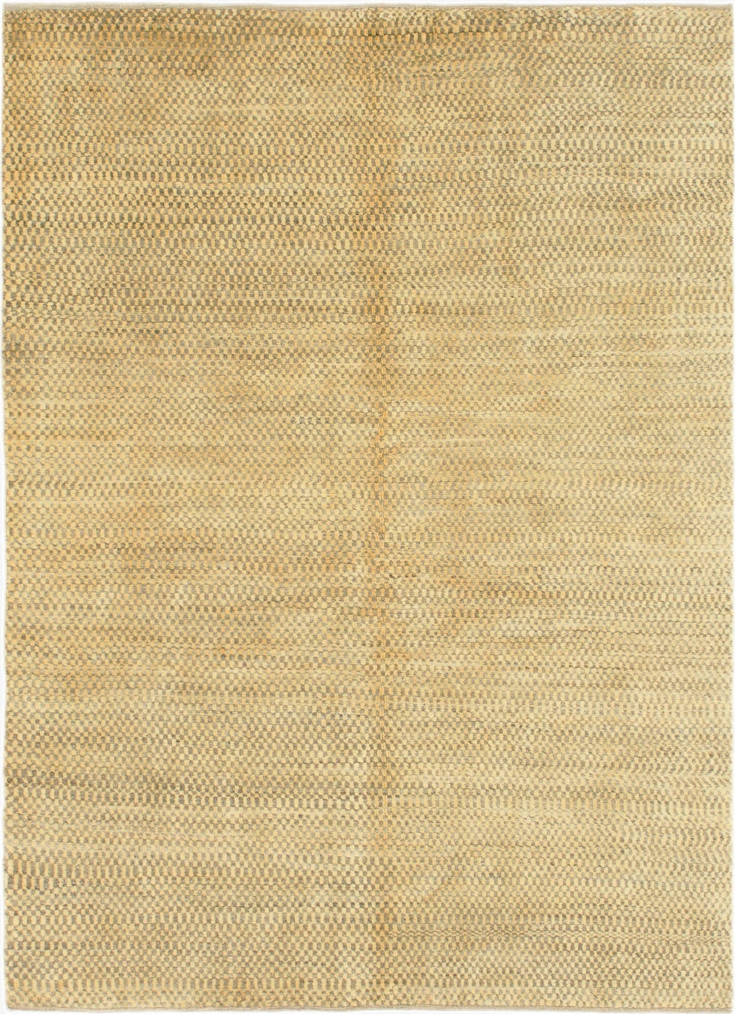  4' 10 x 6' 8  Hand Knotted Kashkuli Gabbeh Wool Rug